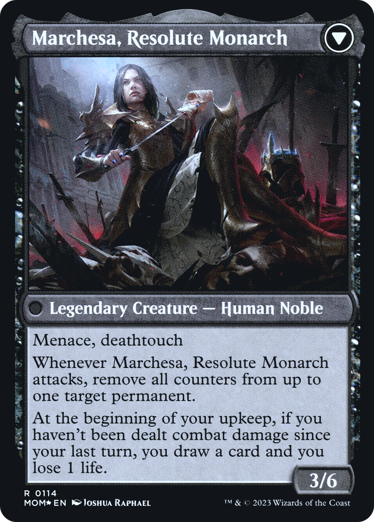 Invasion of Fiora // Marchesa, Resolute Monarch Card Image