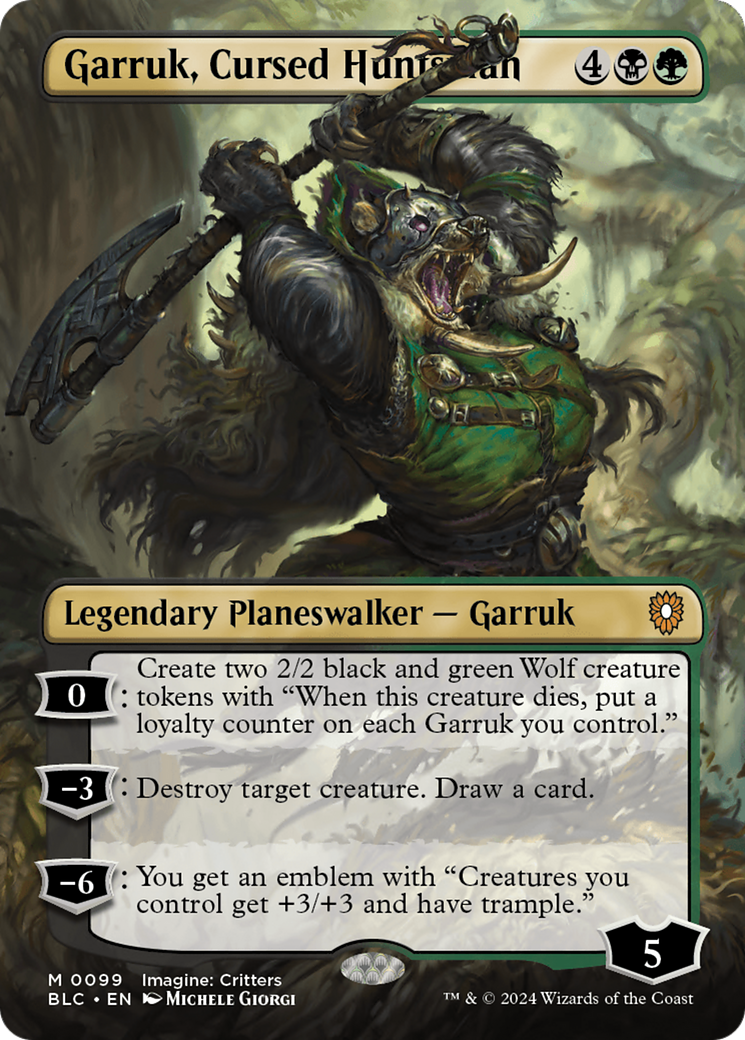 Garruk, Cursed Huntsman Card Image