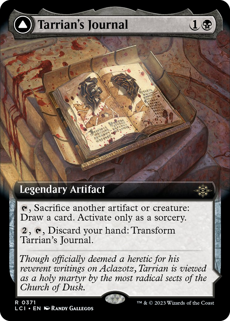 Tarrian's Journal // The Tomb of Aclazotz Card Image