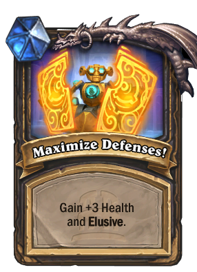 Maximize Defenses! Card Image