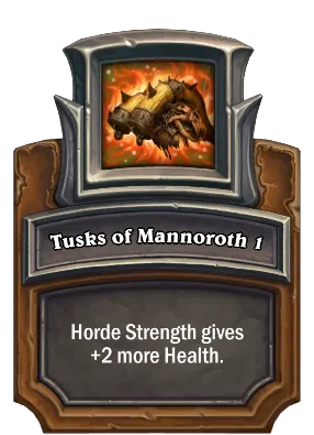 Tusks of Mannoroth 1 Card Image