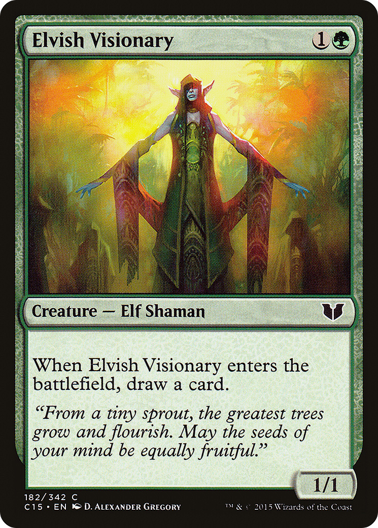 Elvish Visionary Card Image