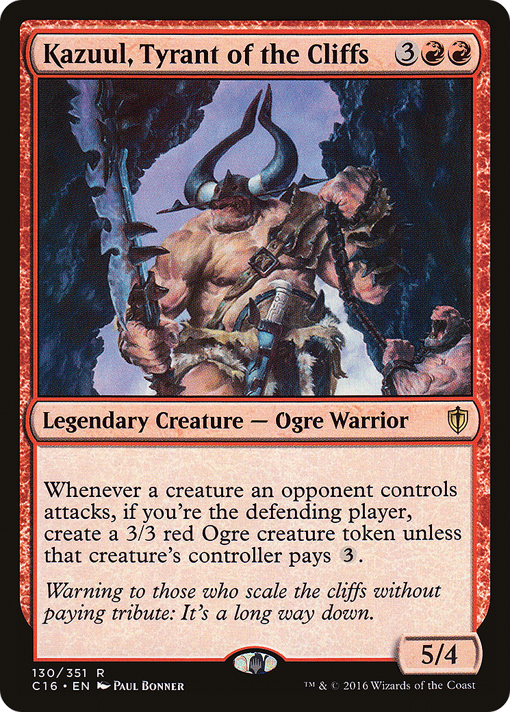 Kazuul, Tyrant of the Cliffs Card Image