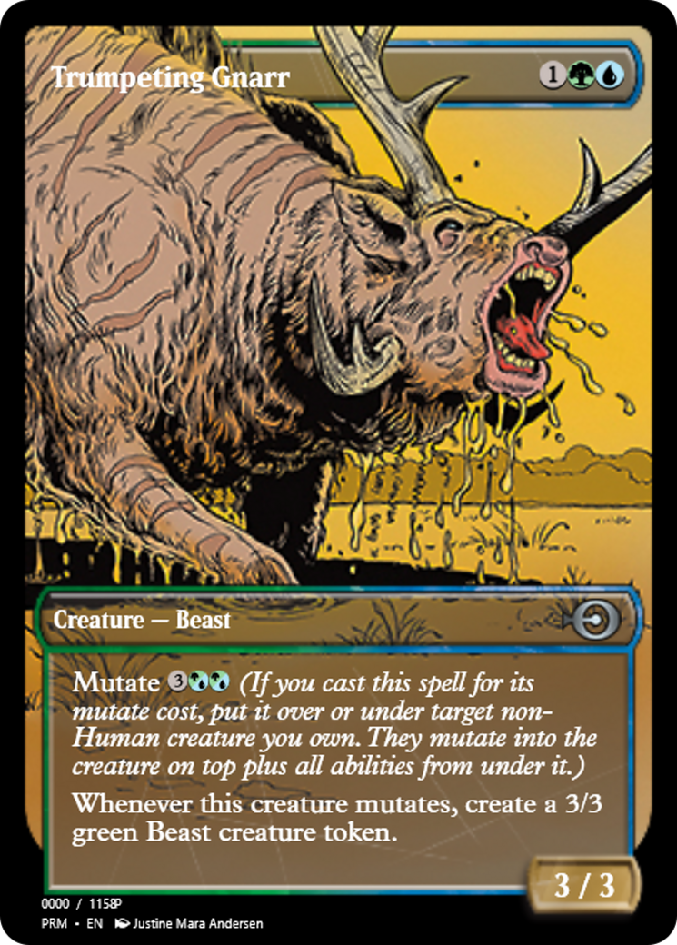 Trumpeting Gnarr Card Image