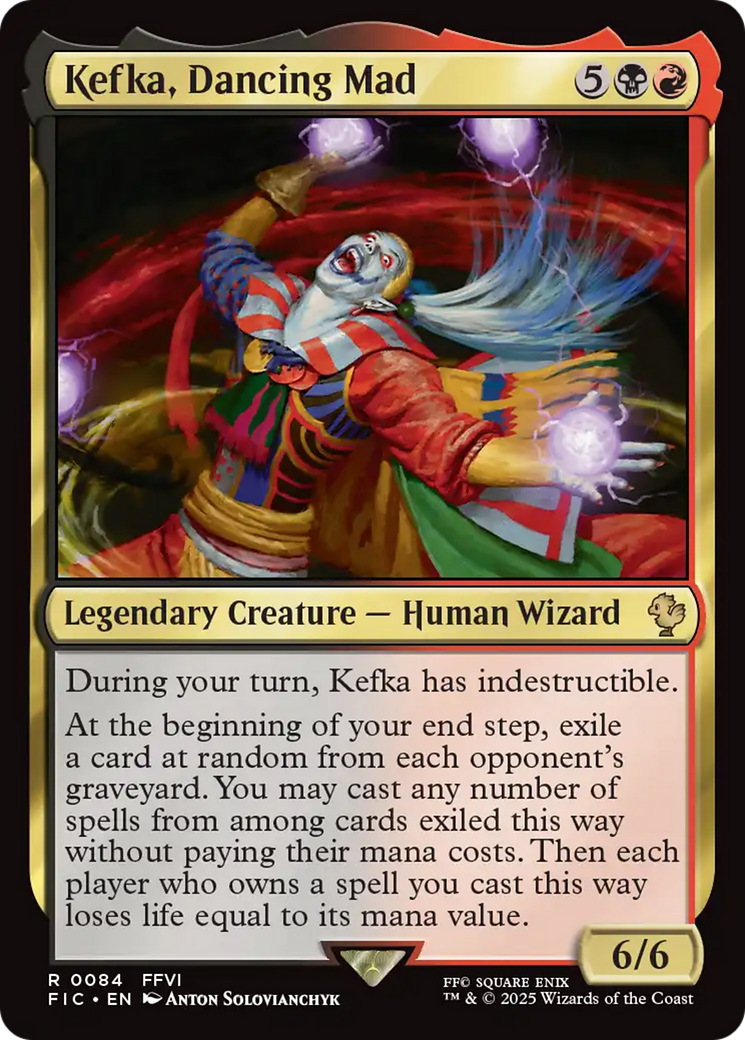 Kefka, Dancing Mad Card Image
