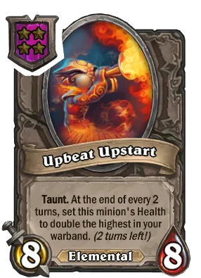 Upbeat Upstart Card Image