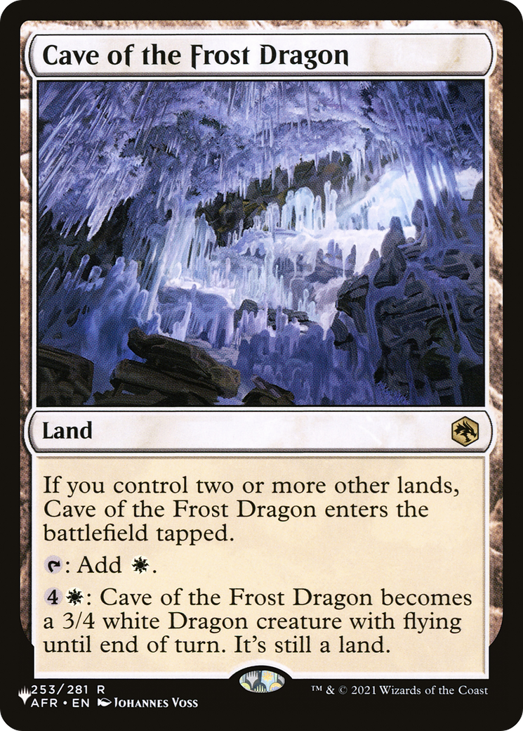Cave of the Frost Dragon Card Image