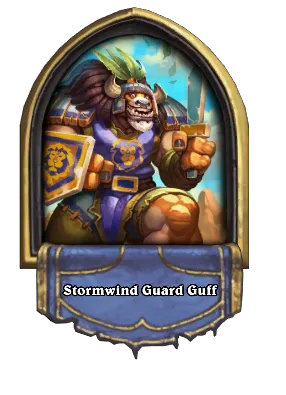 Stormwind Guard Guff Card Image