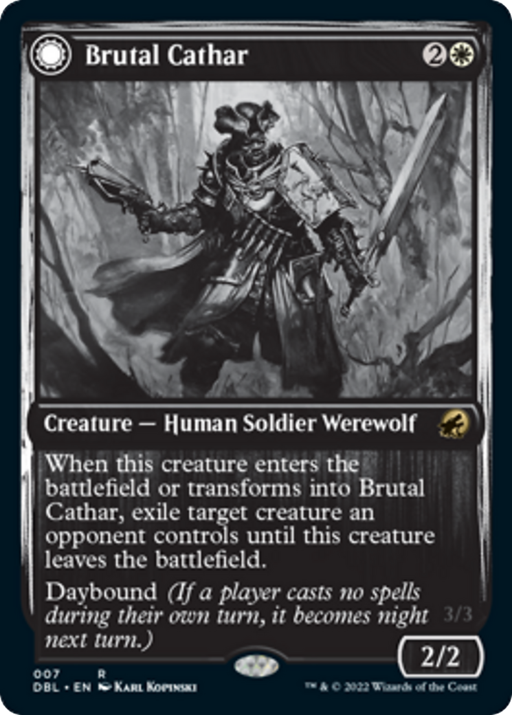Brutal Cathar // Moonrage Brute Card Image