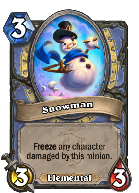 Snowman Card Image