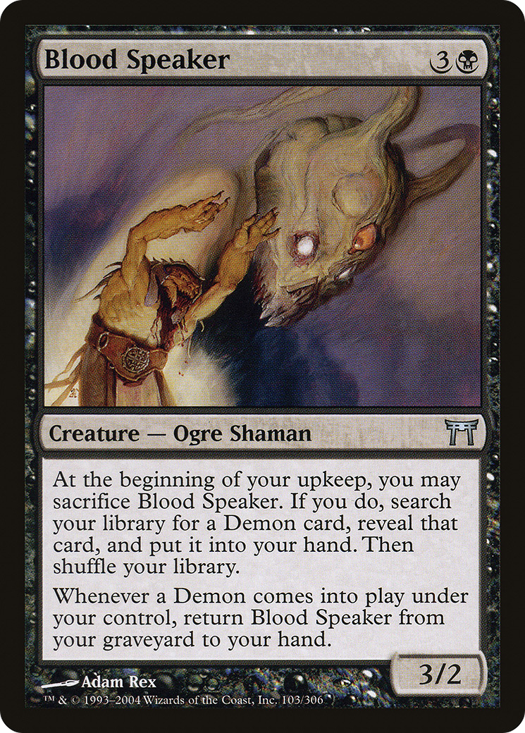 Blood Speaker Card Image