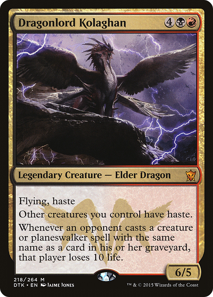 Dragonlord Kolaghan Card Image