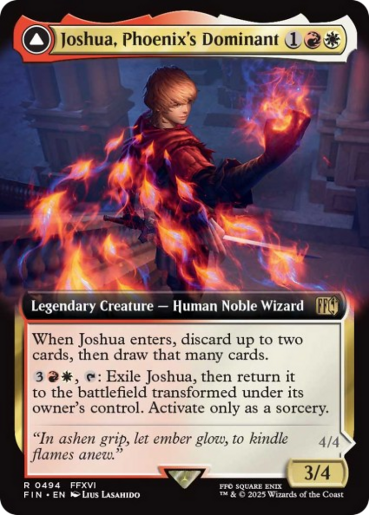 Joshua, Phoenix's Dominant // Phoenix, Warden of Fire Card Image