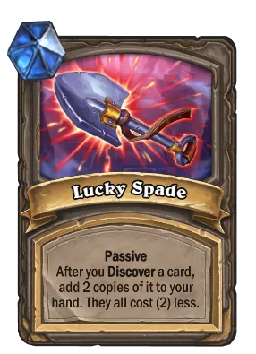 Lucky Spade Card Image