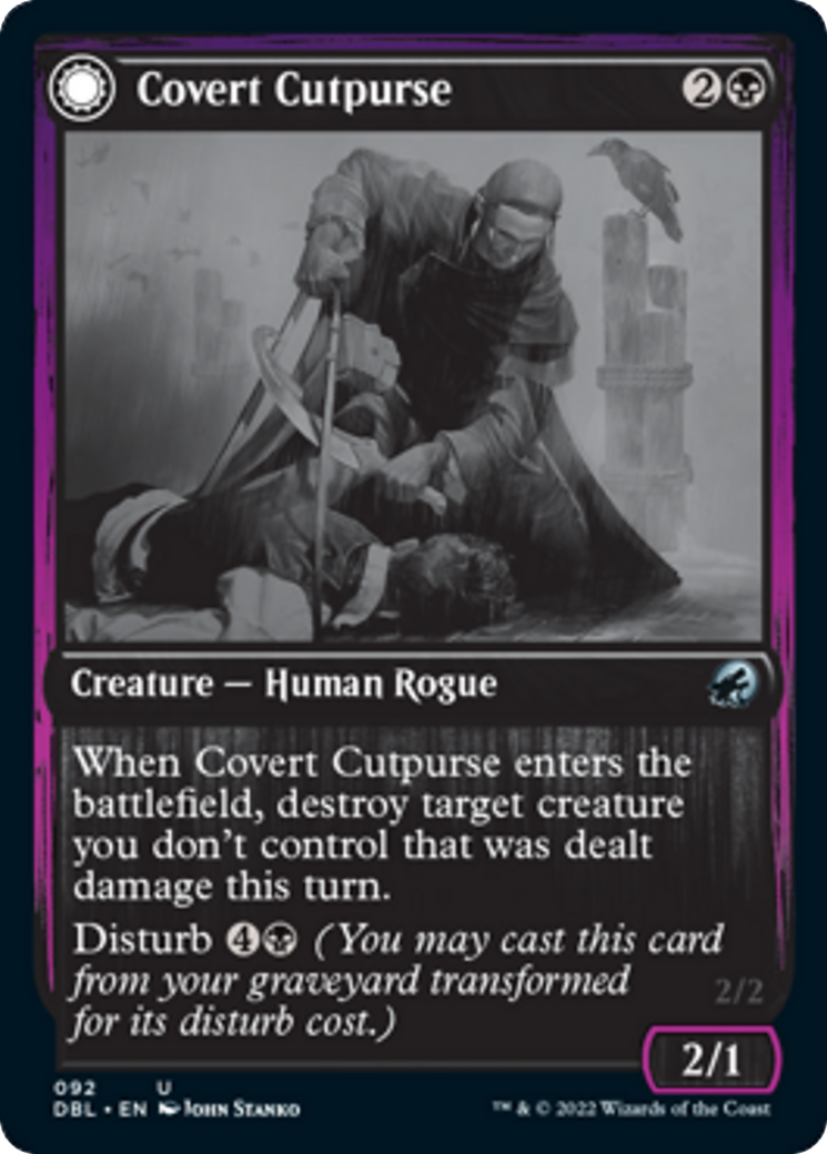 Covert Cutpurse // Covetous Geist Card Image
