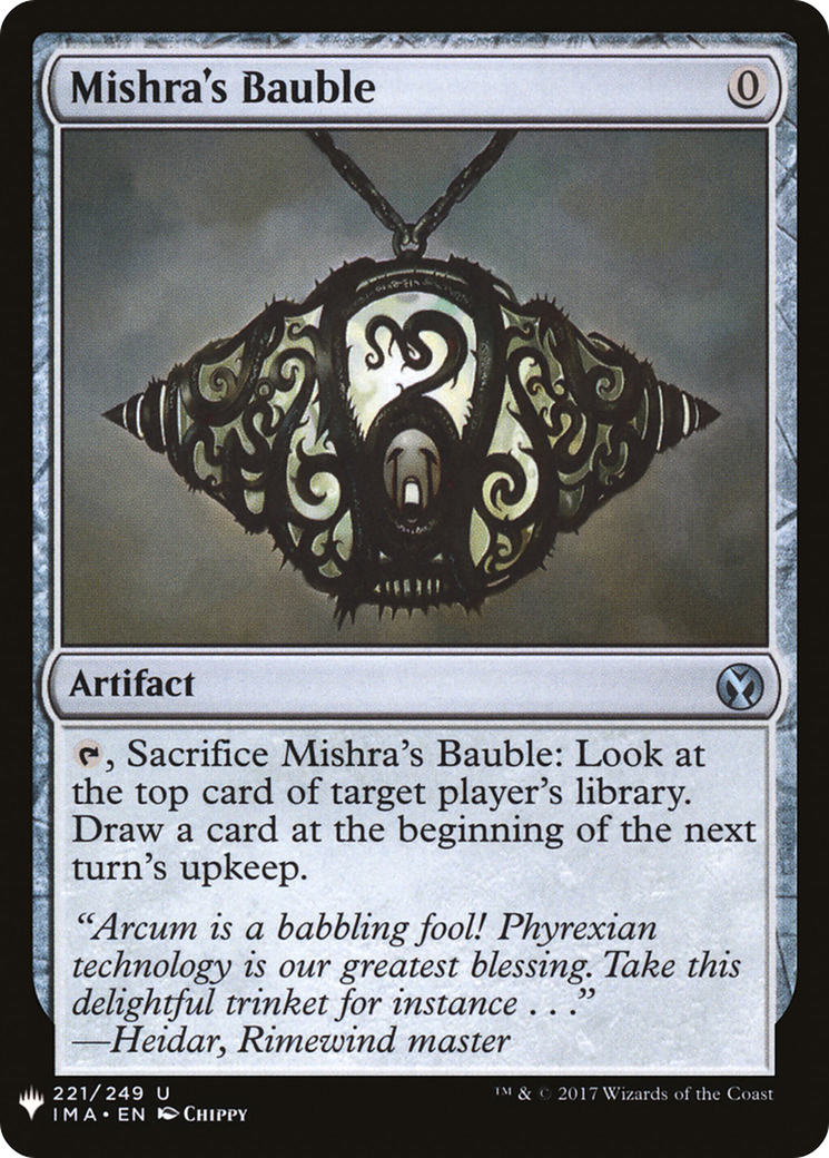 Mishra's Bauble Card Image