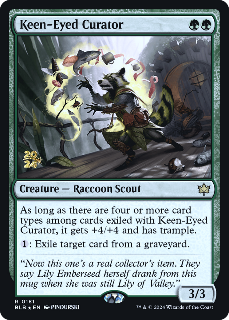 Keen-Eyed Curator Card Image