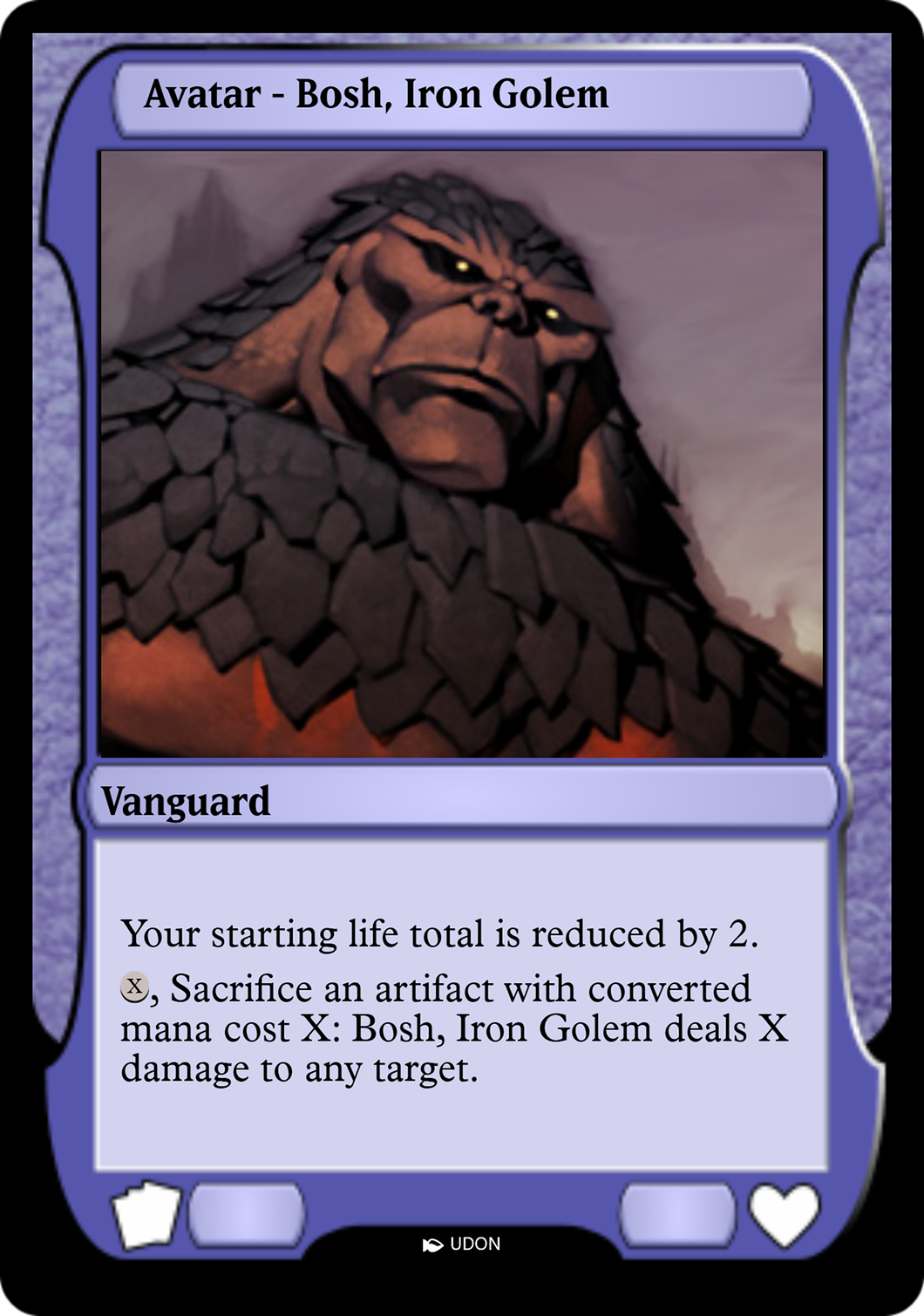 Bosh, Iron Golem Avatar Card Image