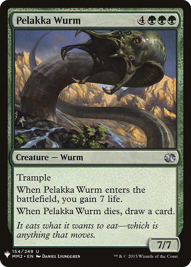 Pelakka Wurm Card Image