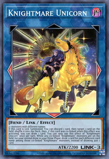 Knightmare Unicorn Yu-Gi-Oh Card, Art 2