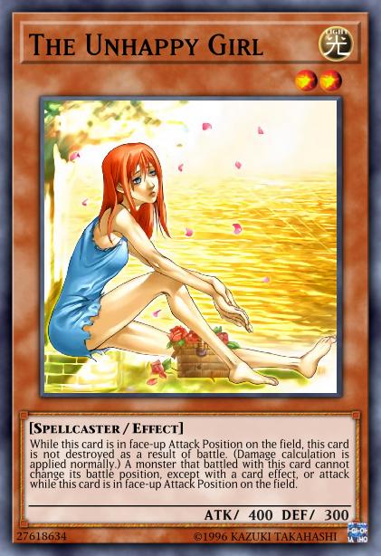 The Unhappy Girl Card Image