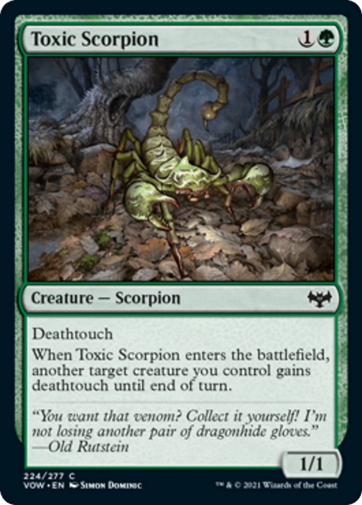 Toxic Scorpion Card Image