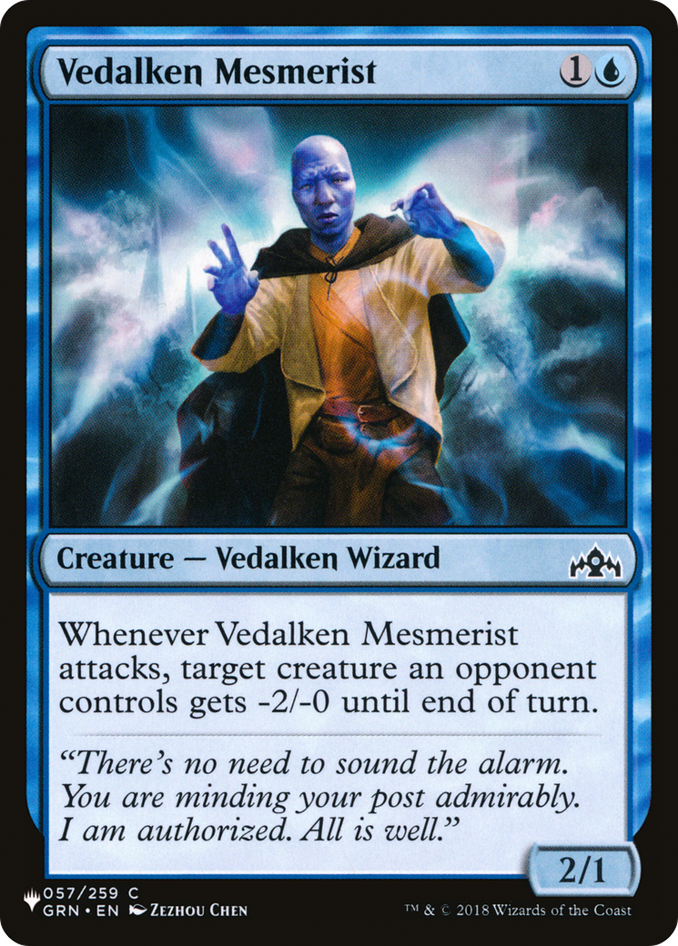 Vedalken Mesmerist Card Image
