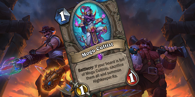 Uldum Card Reveal - Mogu Cultist