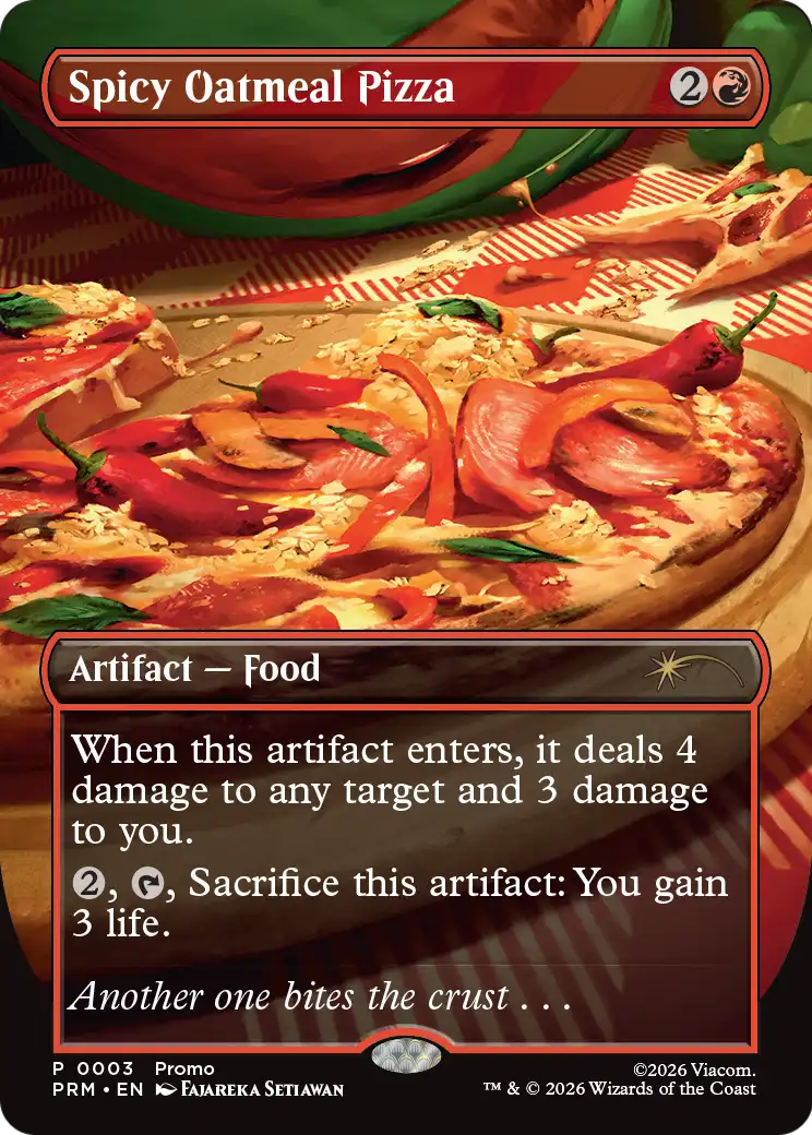 Spicy Oatmeal Pizza