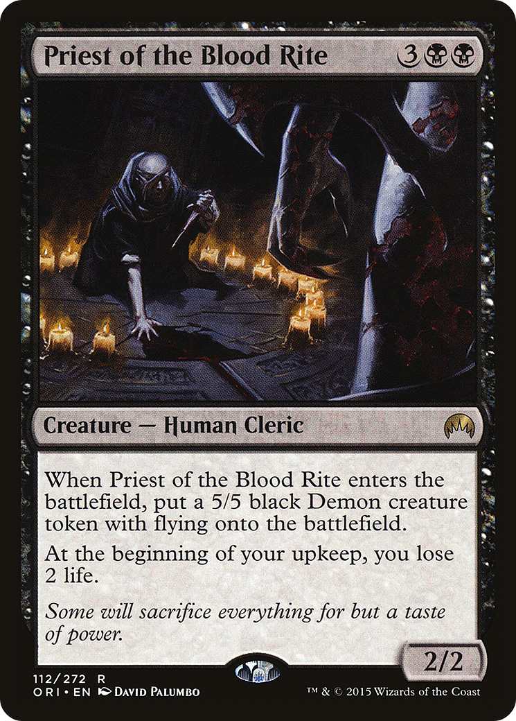 Priest of the Blood Rite Card Image