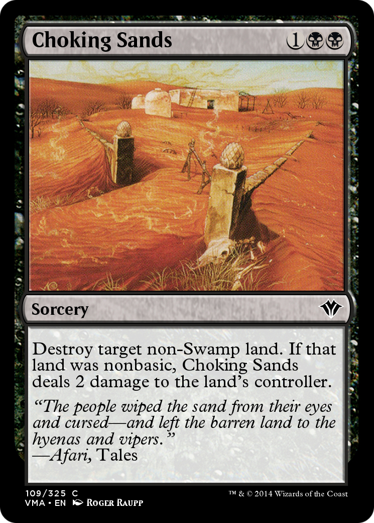 Choking Sands Card Image