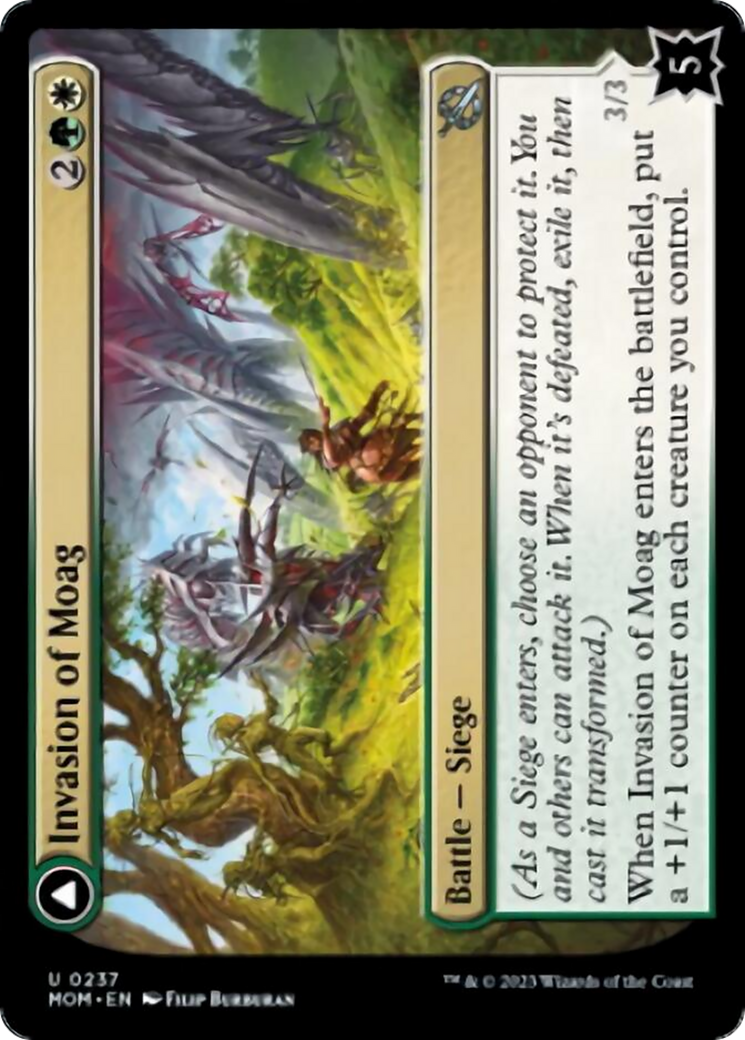 Invasion of Moag // Bloomwielder Dryads Card Image