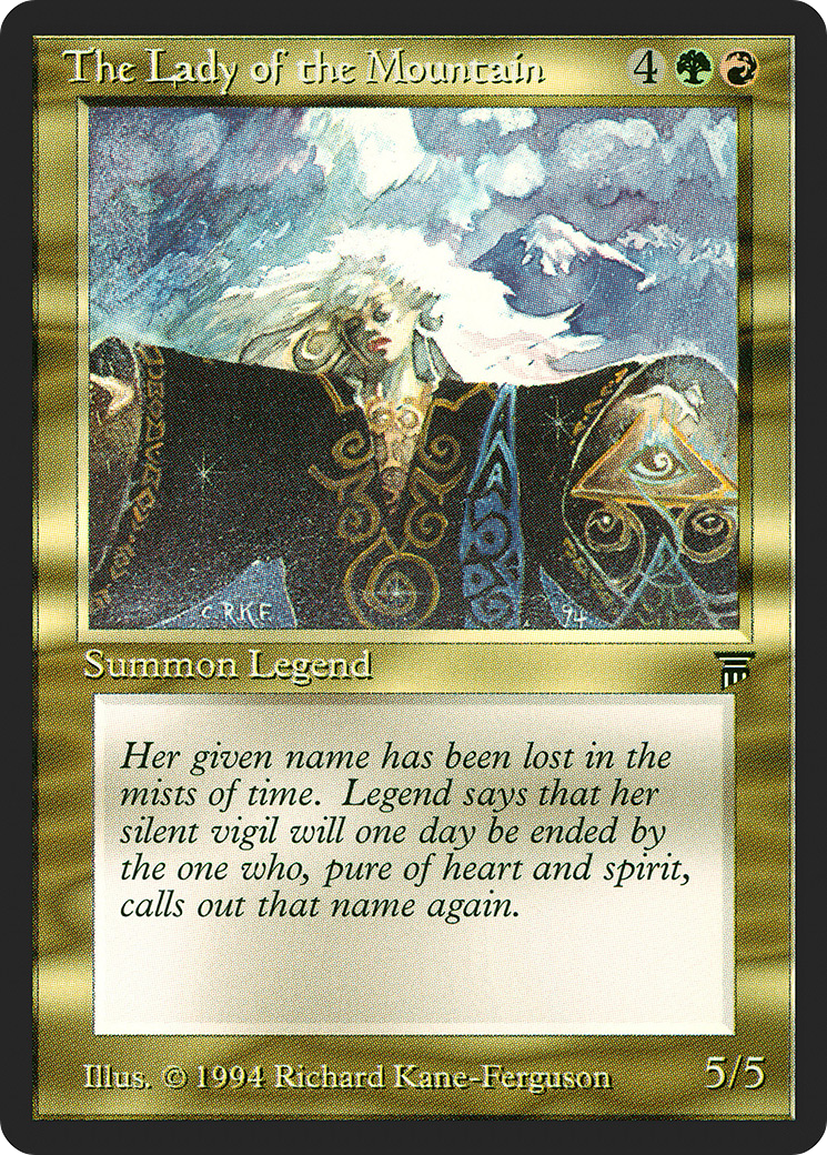 The Lady of the Mountain Card Image