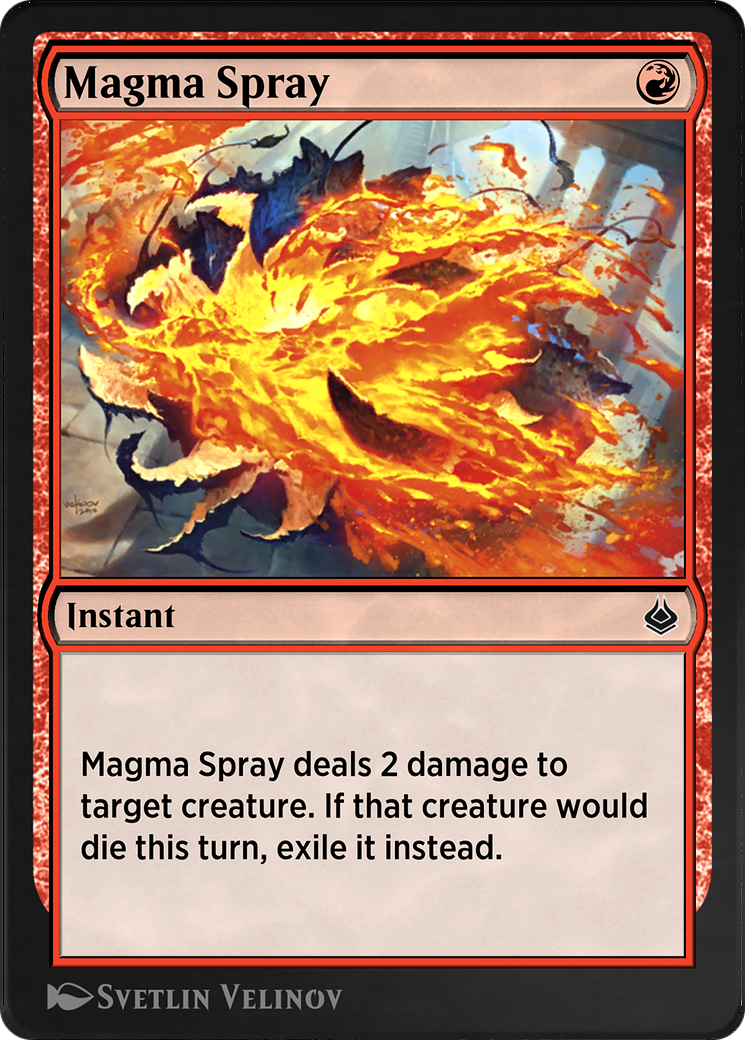 Magma Spray Card Image