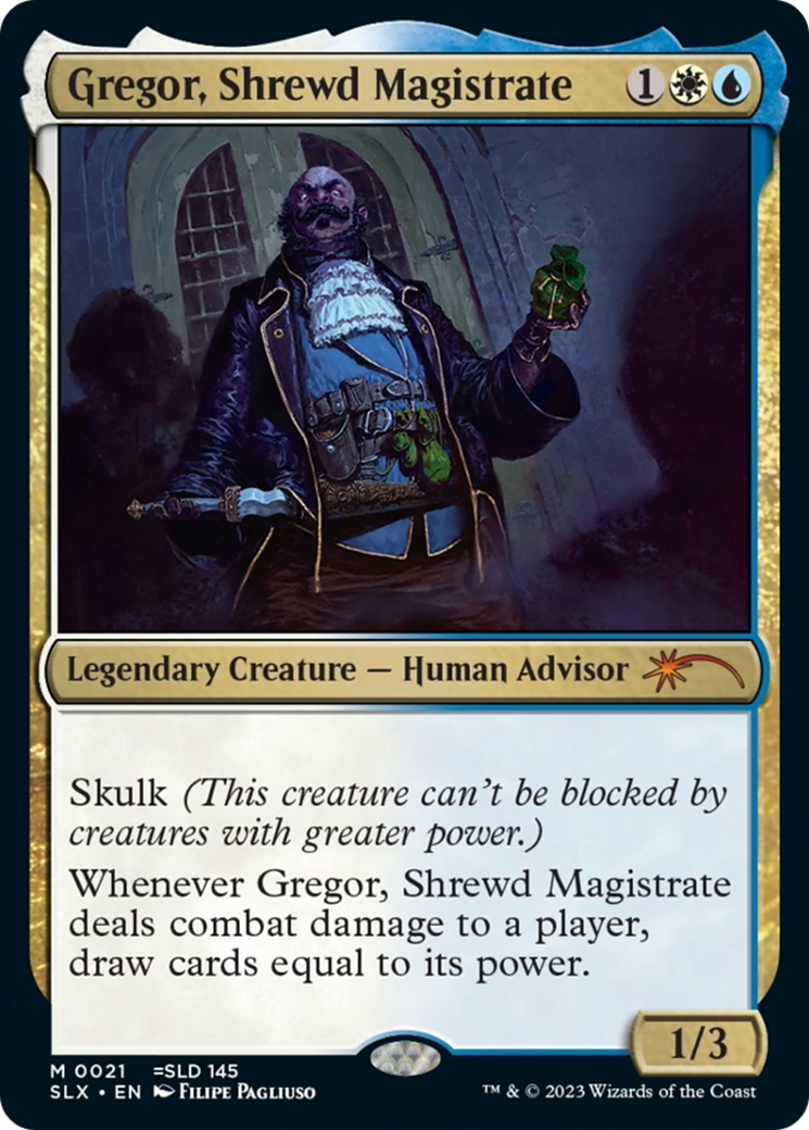 Gregor, Shrewd Magistrate Card Image