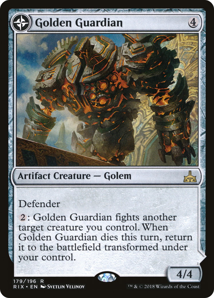 Golden Guardian // Gold-Forge Garrison Card Image