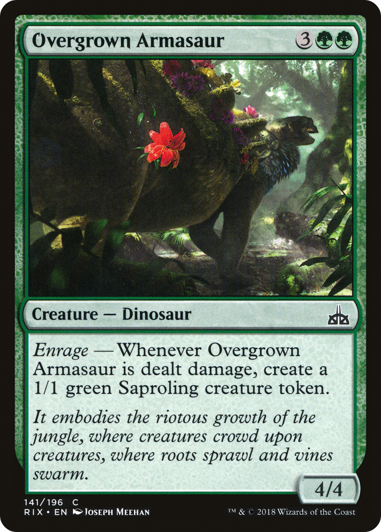 Overgrown Armasaur Card Image