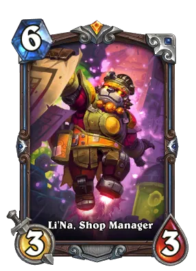 Li'Na, Shop Manager Signature Card Image