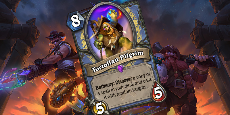 Uldum Mage Card Reveal - Tortollan Pilgrim