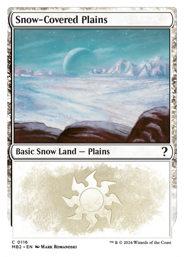 Snow-Covered Plains Card Image