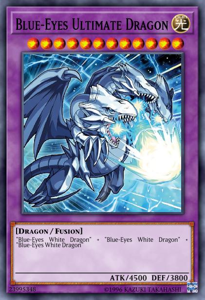 Blue-Eyes Ultimate Dragon Yu-Gi-Oh Card, Art 3