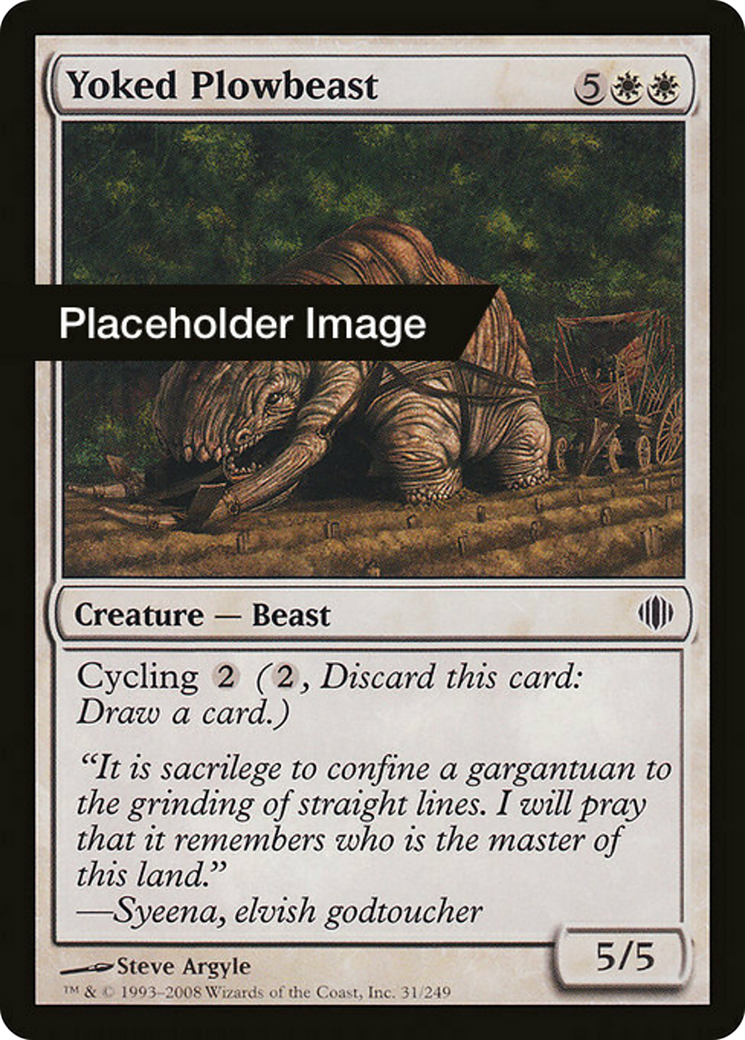 Yoked Plowbeast Card Image