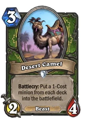 Desert Camel Card Image
