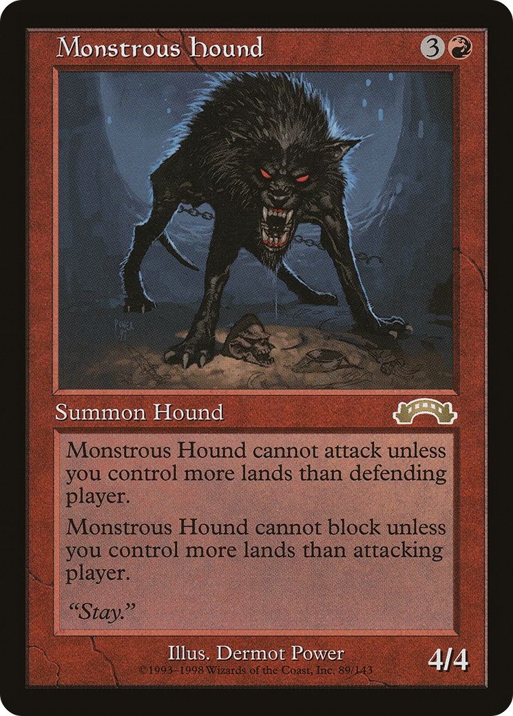 Monstrous Hound Card Image