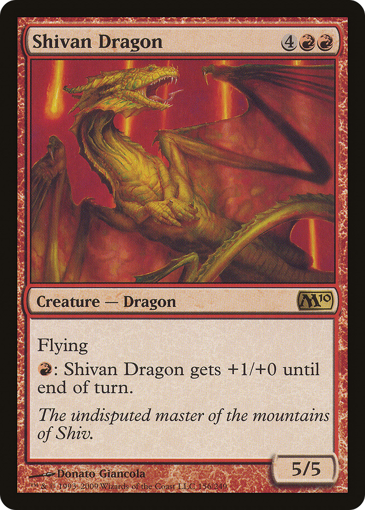 Shivan Dragon Card Image