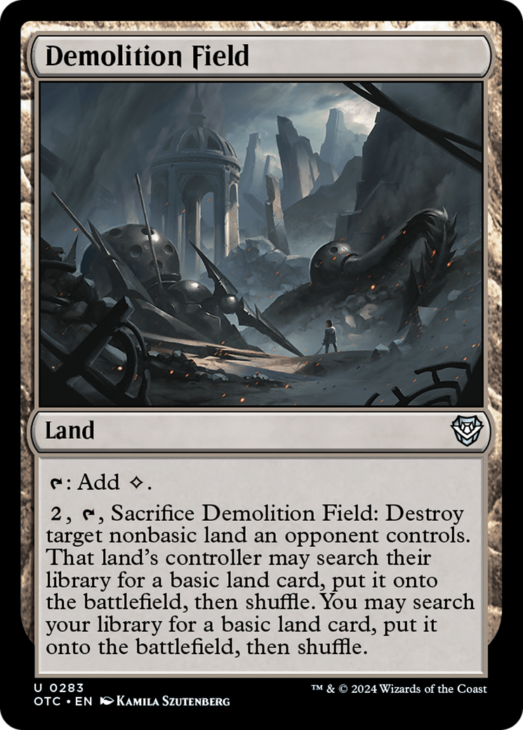 Demolition Field Card Image