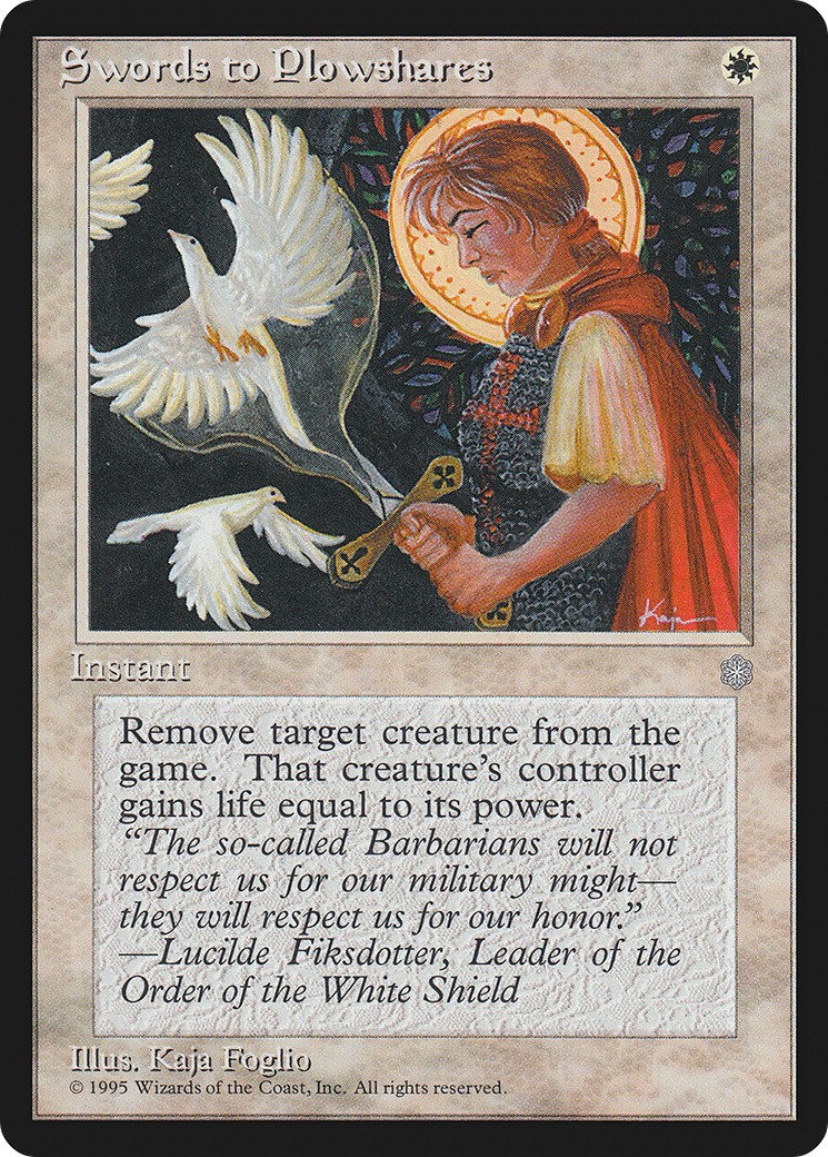 Swords to Plowshares Card Image