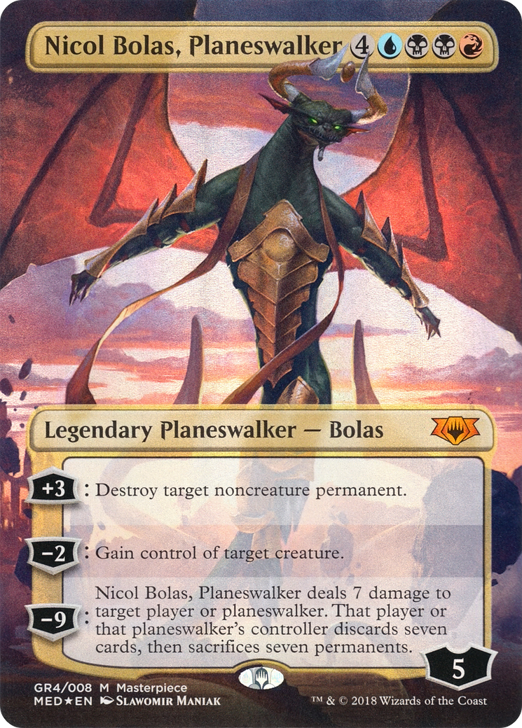Nicol Bolas, Planeswalker Card Image