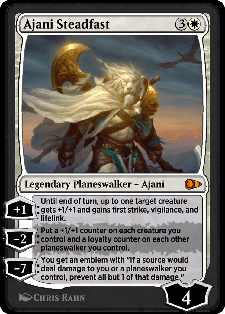 Ajani Steadfast Card Image