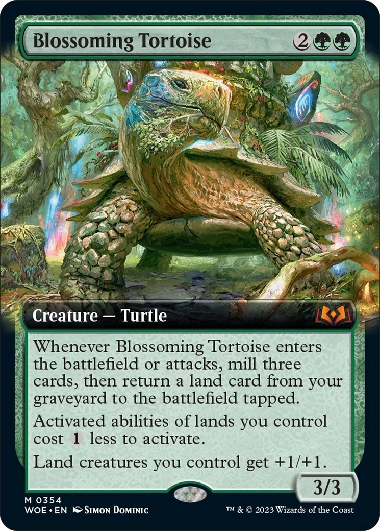 Blossoming Tortoise Card Image